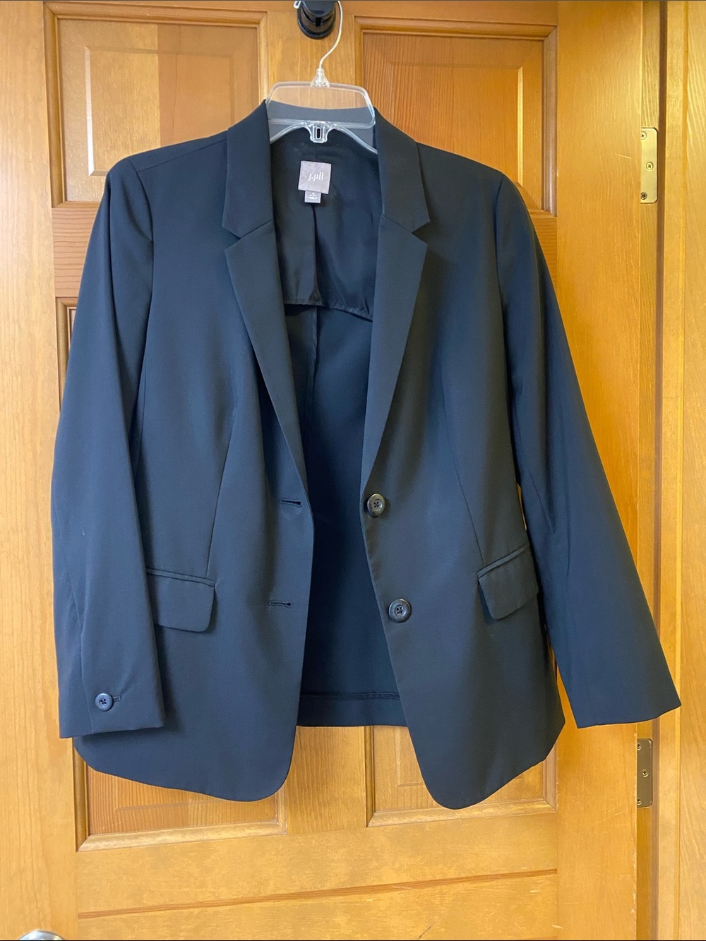 J. Jill Black Two-Button Tailored Blazer